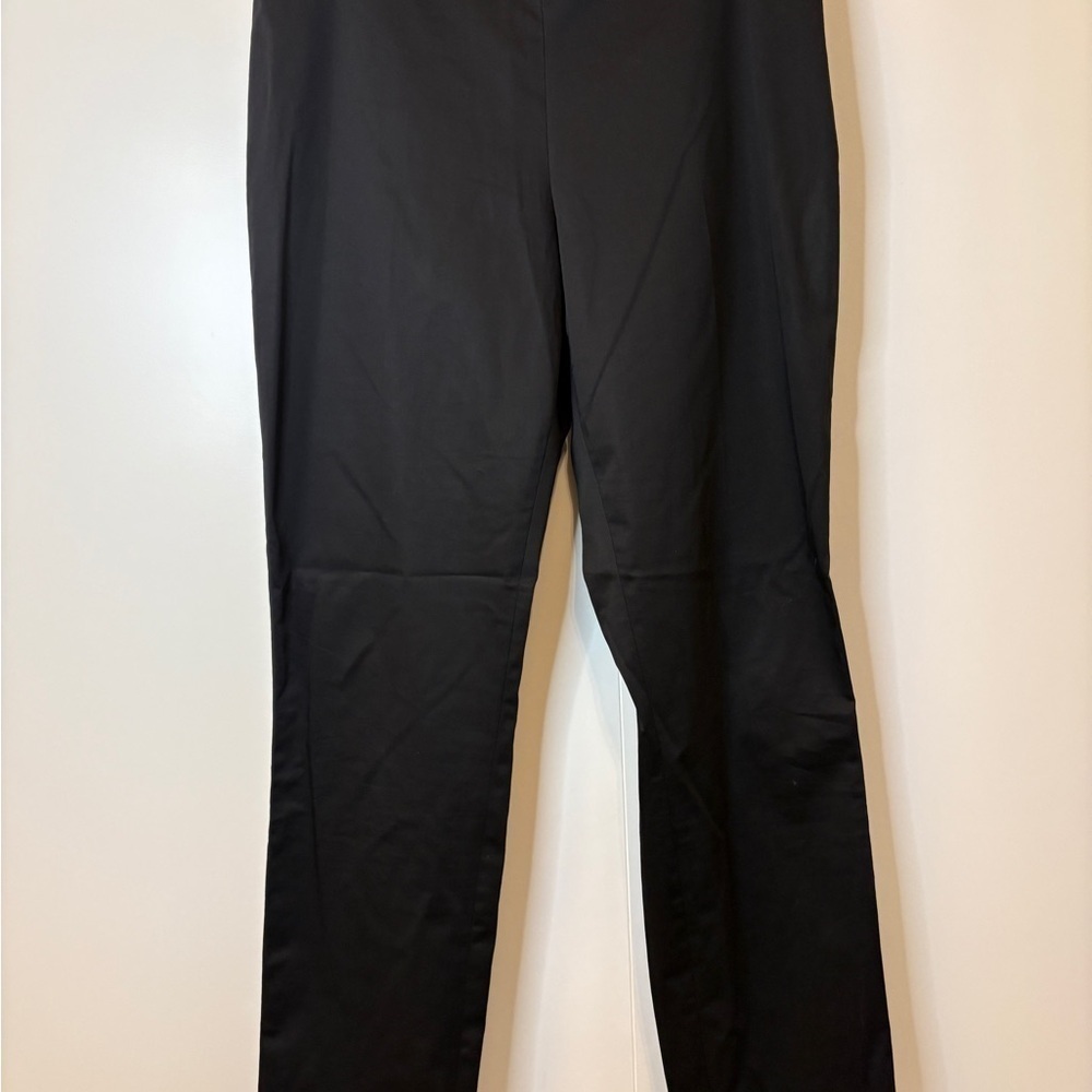 Elie Tahari Black Side Zip Elegant Pants
